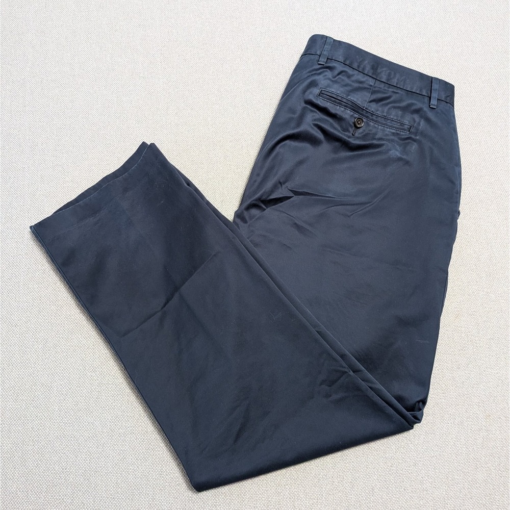 Bonobos Monday Men's Navy Blue 38x30 Straight Fit Cotton Chinos Office Preppy